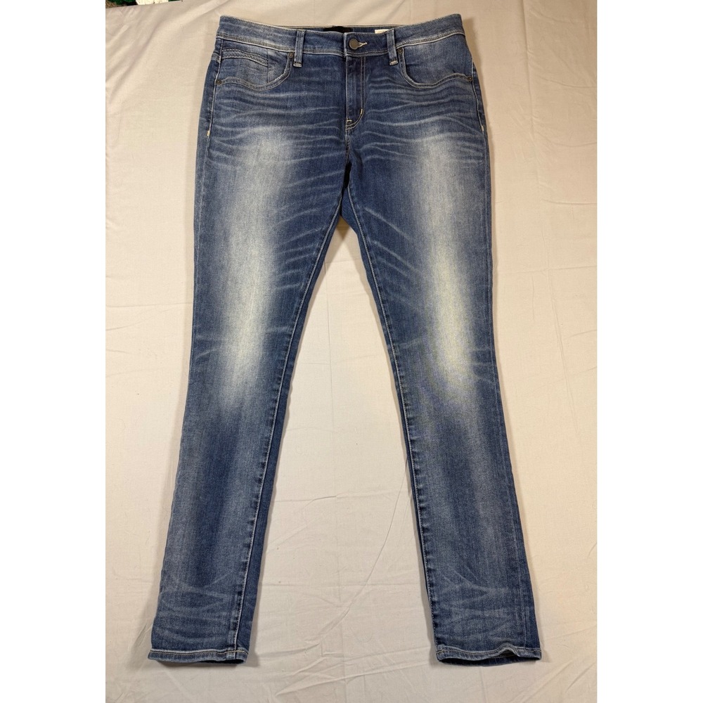 Buckle Black Fit No. 76 Skinny Jeans 31x32 Candiani Italian Denim Medium Wash